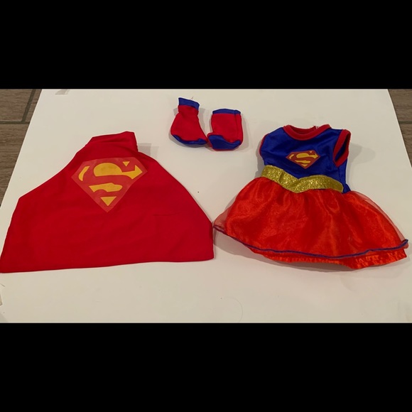 Supergirl costume for doll - Picture 2 of 9